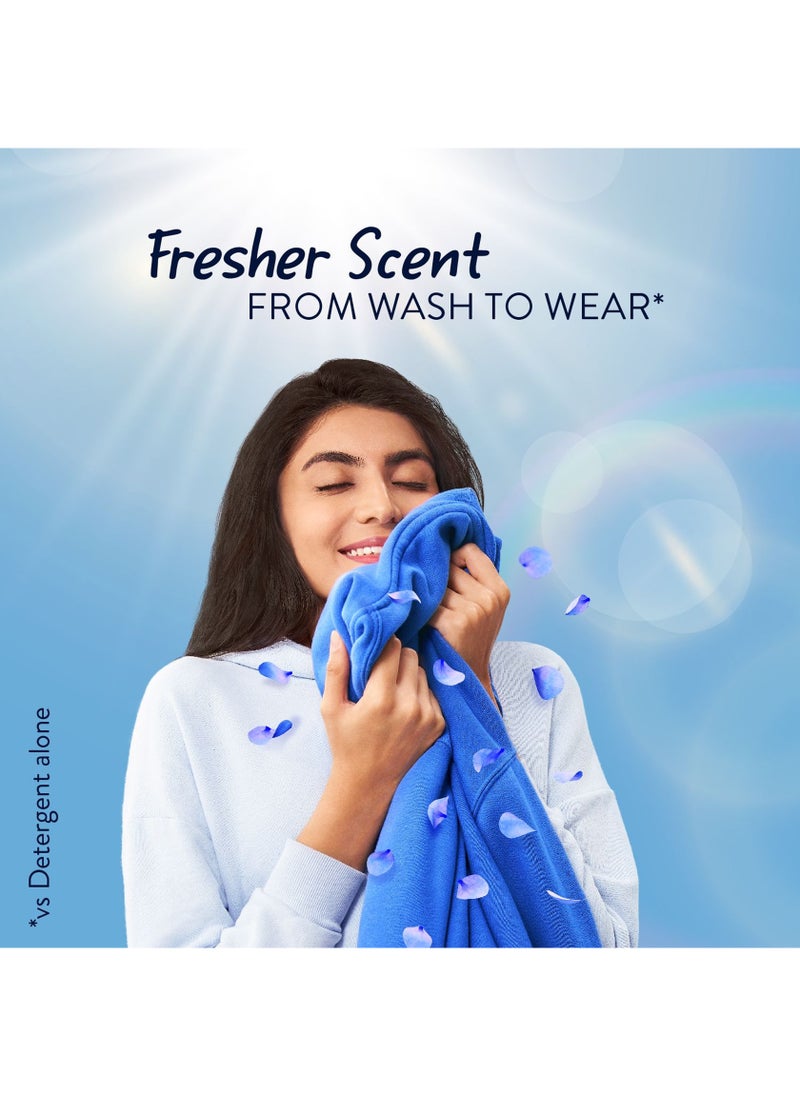 Downy Valley Dew Dual Pack Fabric Conditioner, Concentrate Softener, With Colour Portection, More Softness and Long Lasting Freshness 2 x 1L - Image 4