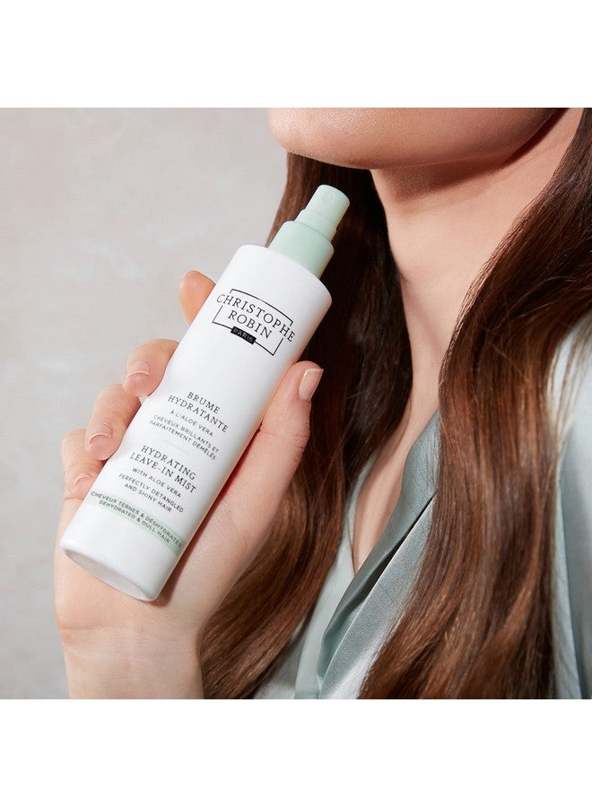 Christophe Robin Hydrating Leavein Mist With Aloe Vera For Scalp And Hair Detangles And Conditions 5 Fl. Oz - Image 3