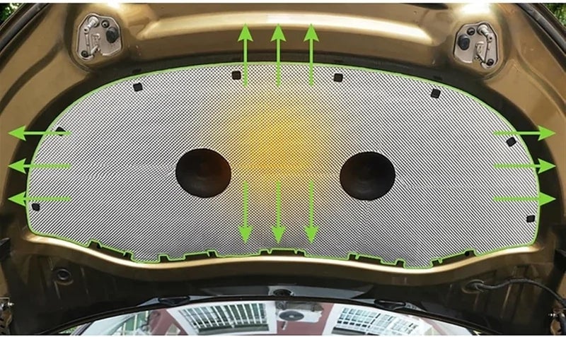 Wivplex Car Front Hood Engine Soundproof Insulation Pad - Image 5