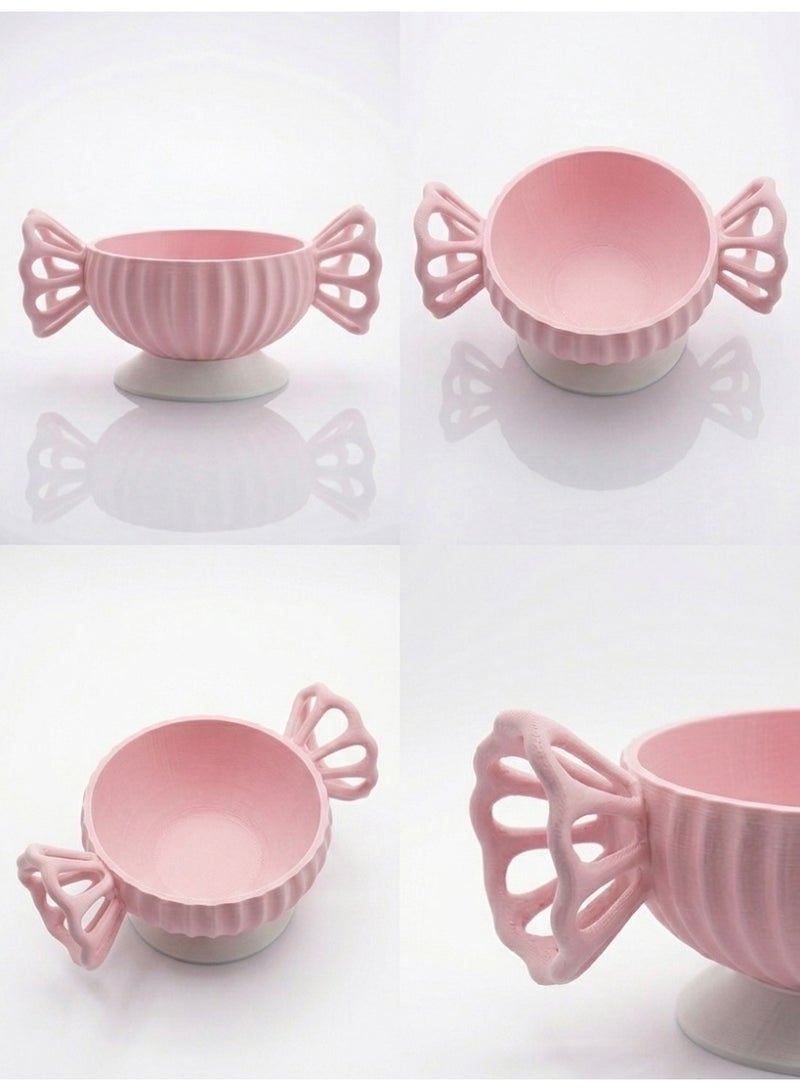 3D BROTHERS Candy-Shaped Serving Bowl with Stable Base – Elegant Single Piece - Image 3