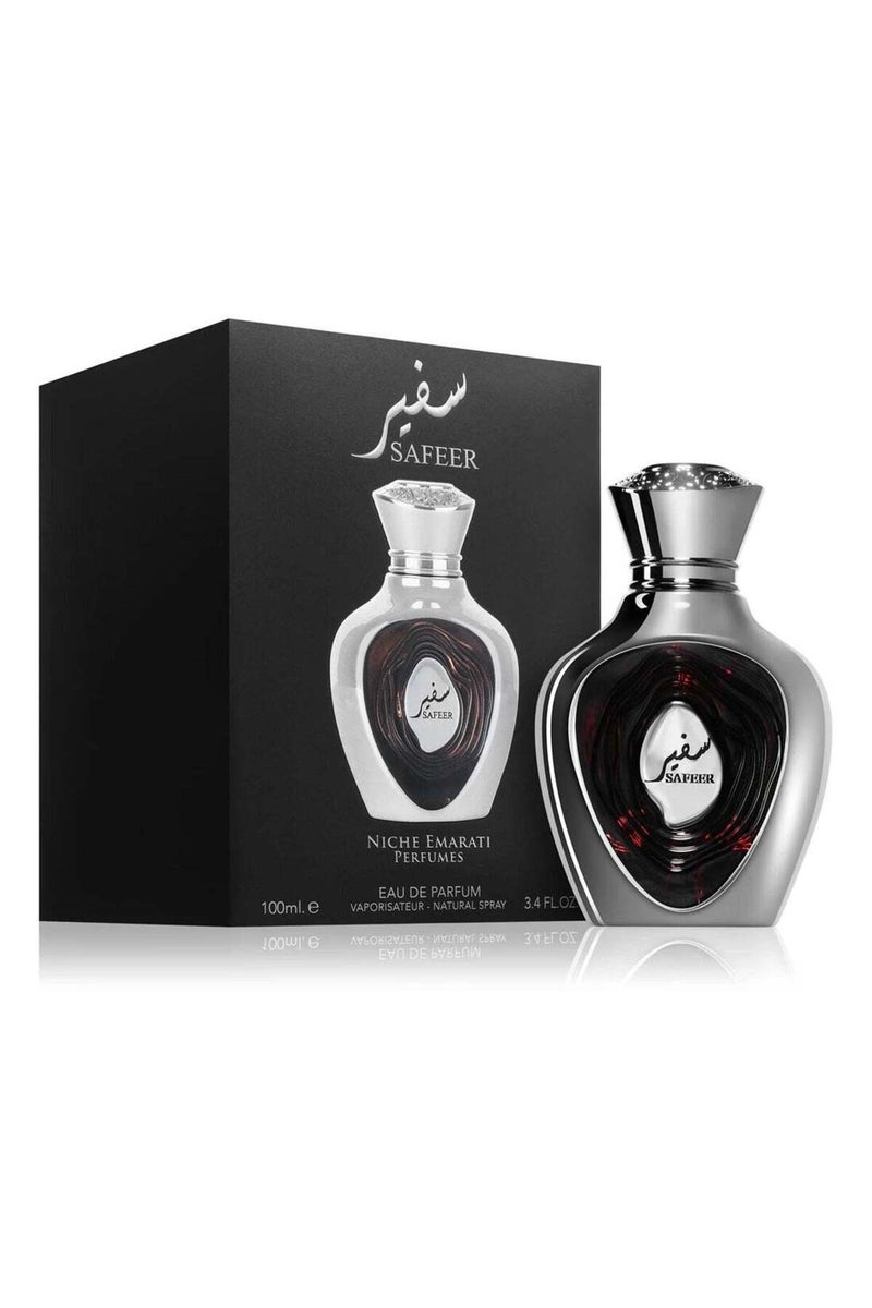 NICHE EMARATI Safeer Eau de Parfum - 100 ml | Bold and Fresh Unisex Fragrance