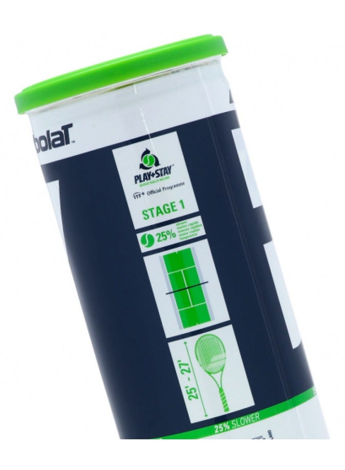 بابولات كرات تنس بابولات جرين X3 – معتمدة من ITF – كرات تدريبية للمرحلة المتوسطة - Image 2
