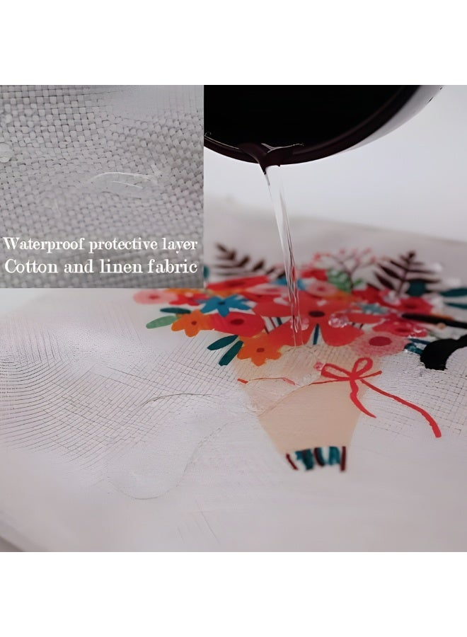 PRINTSHOP4ME Christmas Cosmetic Bag-Makeup Bag-Full Zipper Pouch-Christmas Gift For Makeup Lovers-Gift For Christmas - Image 3