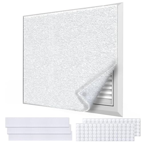 Demiwise MERV 8 Air Vent Filters Kit 20x100 Inch|Cut to Fit (60+ Filters) Filter Material,High-Grade Electrostatic Filter Media with 48 Hooks for Home Floor, Ceiling, HVAC Furnace Vents & Grilles - Image 1
