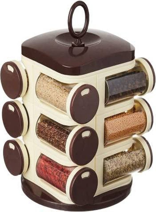 Cospex Masala Rack Set, 12 Pcs Set 360 Degree Spice Kit For Kitchen Commodity Great Gifting Option (Multicolor) - Image 1