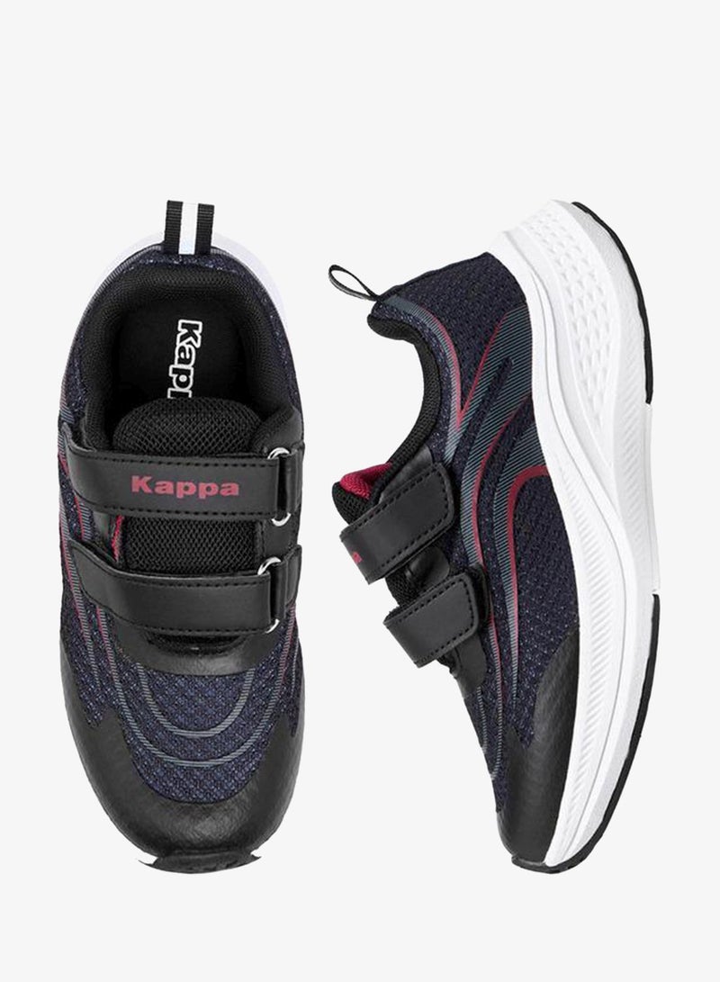 Kappa Boys' Textured Sports Shoes with Hook and Loop Closure - Image 3