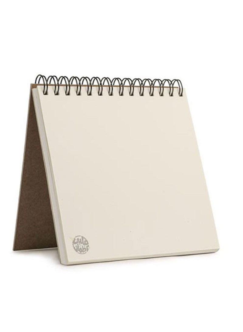 Qalby Etmaan Spiral Sketch Book for Drawing and Good for memos 100 Sheets with Hard cover - Image 3