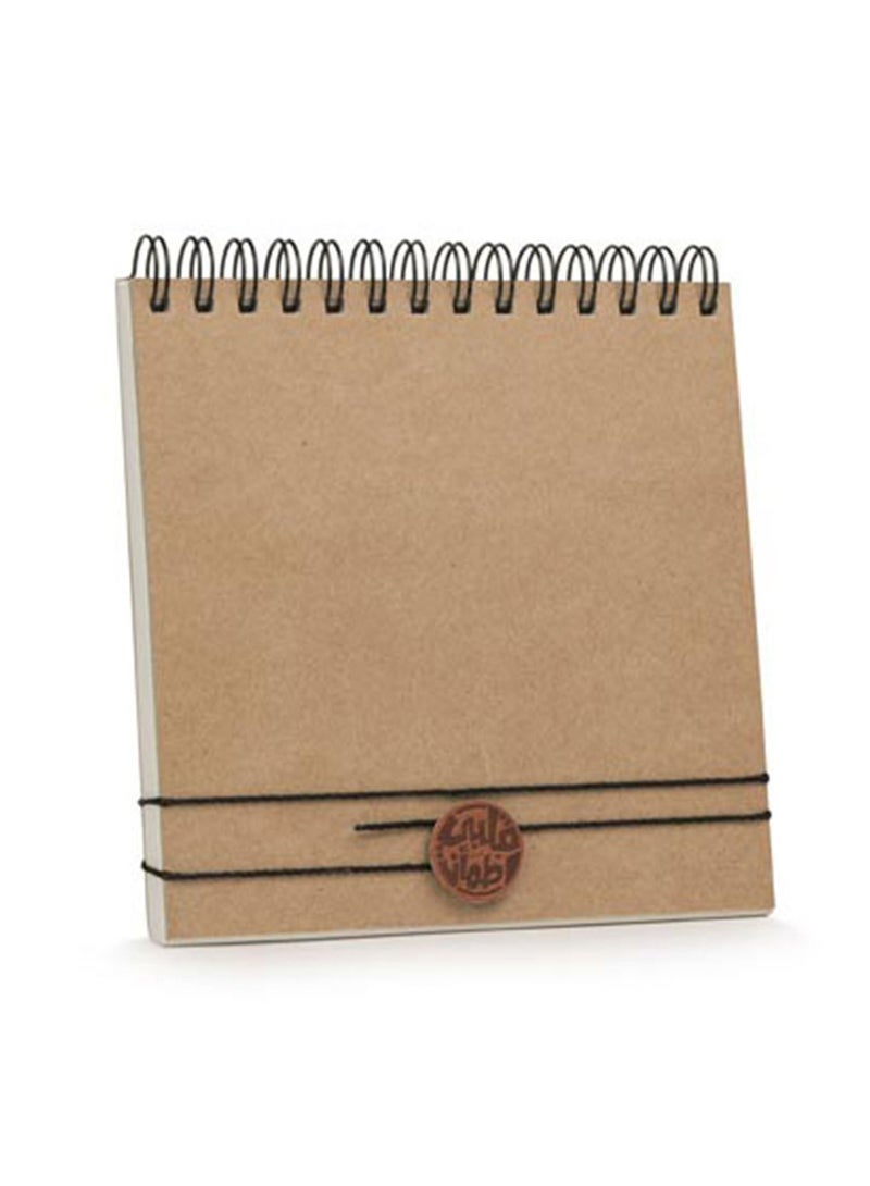 Qalby Etmaan Spiral Sketch Book for Drawing and Good for memos 100 Sheets with Hard cover - Image 1