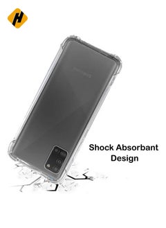 هوها Samsung Galaxy A31 Cover Cover Cover Strock Excorption Wumper Soft Prapparent (Clear)  - Image 2
