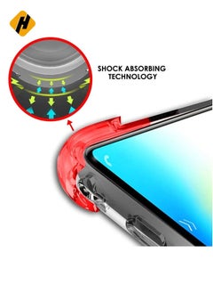 هوها Samsung Galaxy A31 Cover Cover Cover Strock Excorption Wumper Soft Prapparent (Clear)  - Image 5