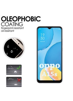 Generic 2 Pack Tempered Glass Screen Protector For Oppo A15s - Black  - Image 3