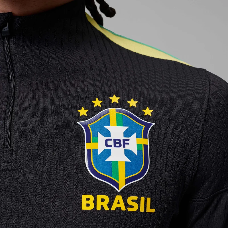Jordan Black Men's Brazil 2026 Strike Elite Dri-FIT ADV Football Drill Top for Men | Best Price UAE