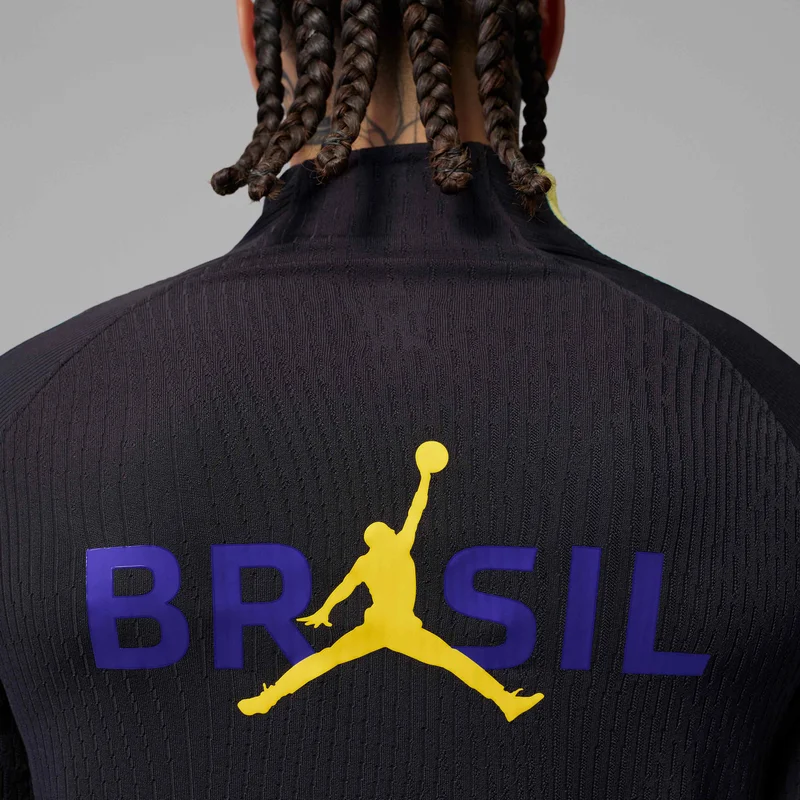 Jordan Black Men's Brazil 2026 Strike Elite Dri-FIT ADV Football Drill Top for Men | Best Price UAE