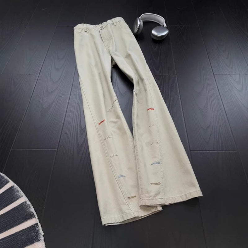 Unisex Casual Daily Denim Jeans - Image 3