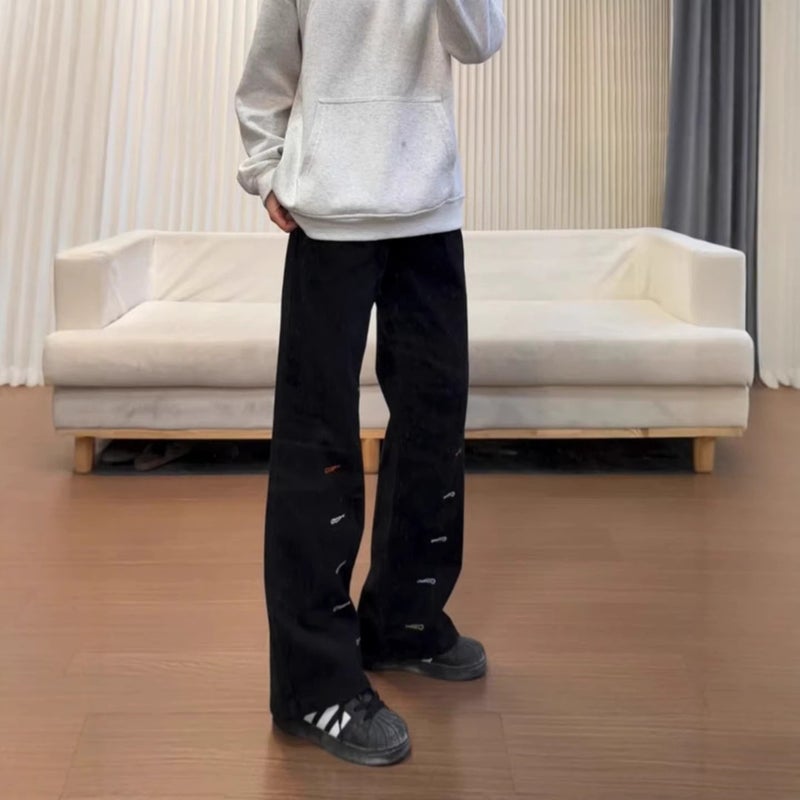 Unisex Casual Daily Denim Jeans - Image 2