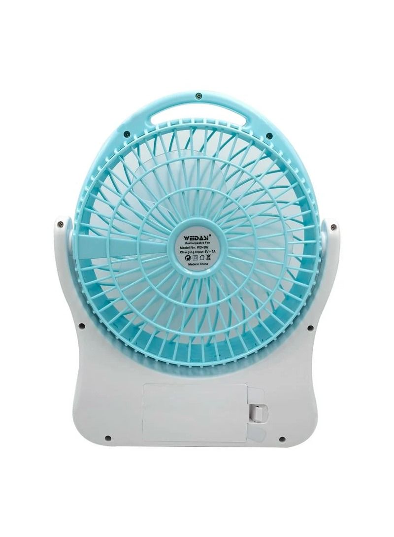 ويداسي مروحة طوارئ قابلة للشحن مع ضوء Weidasi 202 - Image 5