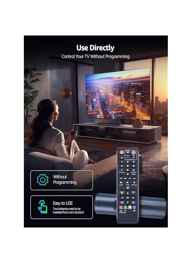 Generic - AK59 00149A Replacement Remote Control for Samsung Blu ray Disc Players Compatible with BD ES5000, BD F5100, BD ES5300, BD J5100, BD J5700, BD J5900, and More - Image 1