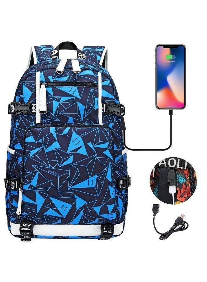 أوليدا حقيبة ظهر مدرسية للسفر للرجال والنساء - حقيبة ظهر جامعية خفيفة الوزن مزودة بجيب للكمبيوتر المحمول - Image 2