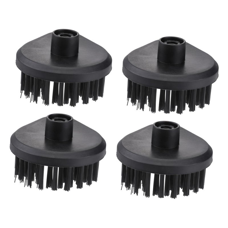 4pcs Steam Brush Head Replacement Accessories for Bathroom Tile Upholstery Kitchen and Carpet Surfaces - Image 2
