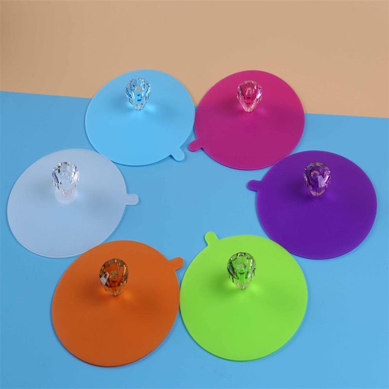Set Cartoon Cup Lid Universal Cute Fresh Lid Multiple One Pack Set Accessories Dust Mug - Image 5