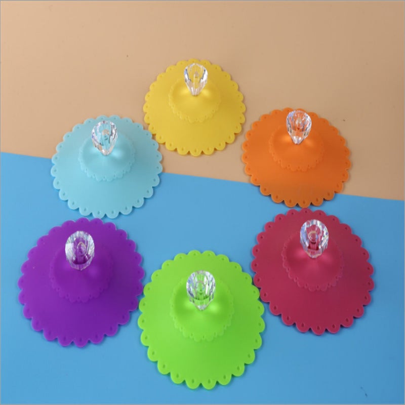 Set Cartoon Cup Lid Universal Cute Fresh Lid Multiple One Pack Set Accessories Dust Mug - Image 3