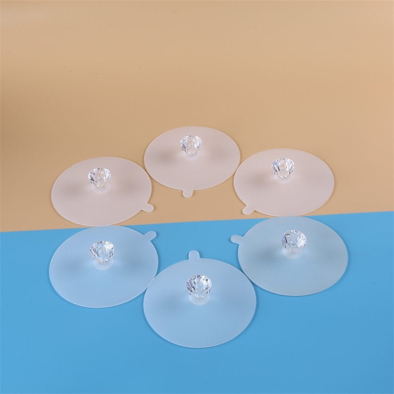 Set Cartoon Cup Lid Universal Cute Fresh Lid Multiple One Pack Set Accessories Dust Mug - Image 4