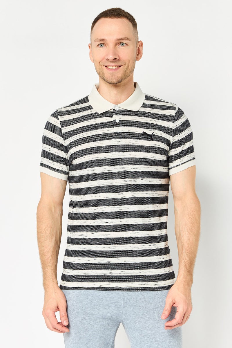 PUMA Men Sportswear Fit Short Sleeve Outdoor Polo Shirts, Multicolor - Image 1