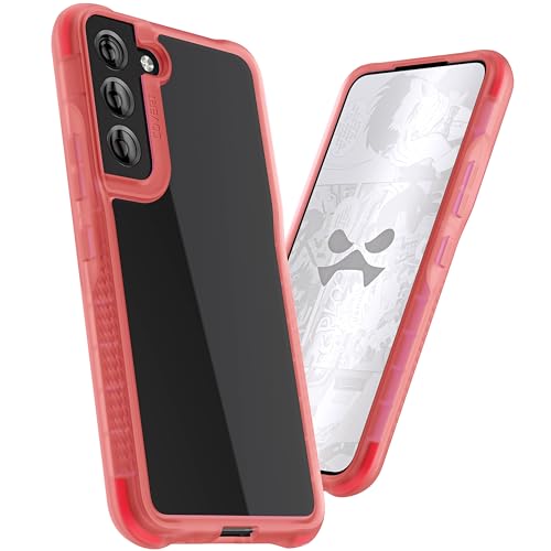 Ghostek COVERT Clear Pink Samsung S22 Case for Women Premium Protective Phone Cover Screen and Camera Lens Protection Wireless Charging Compatible Thin Designed for 2022 Galaxy S22 5G (6.1inch) (Pink) - Image 2