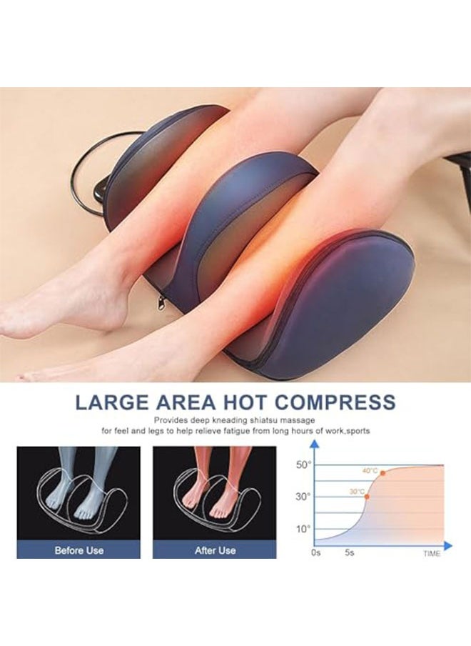 Foot Massager Machine with Heat Deep Tissue Shiatsu Foot Massager Massage Foot and Calf Massager