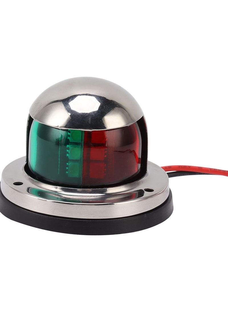 GGOOT Navigation Signal Light, 12V Left Red Right Green LED Navigation Light, Waterproof Sailing Warning Light Bow Lights for Pontoon, Skiff, Bas Boat Dinghy Kayak Jon Boat Yacht  - Image 1