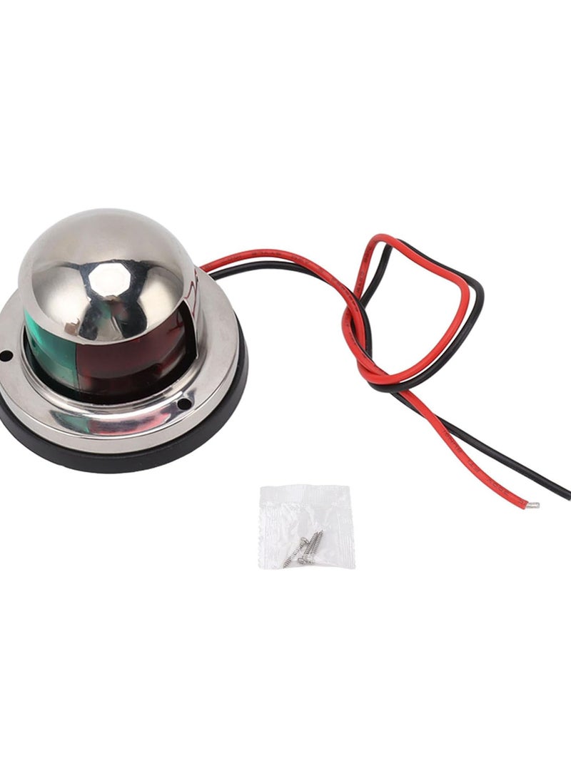 GGOOT Navigation Signal Light, 12V Left Red Right Green LED Navigation Light, Waterproof Sailing Warning Light Bow Lights for Pontoon, Skiff, Bas Boat Dinghy Kayak Jon Boat Yacht  - Image 4
