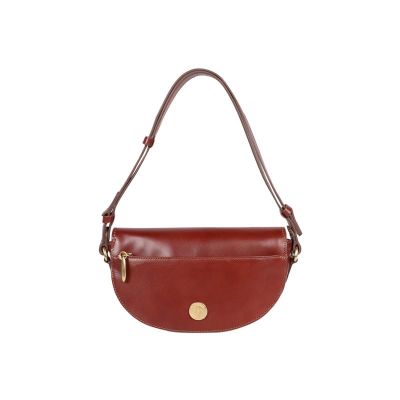 Hidesign Preserve 03 Handcrafted Genuine Leather Small Casual Tan Women's Office Handbag, Shoulder Bag - Image 4