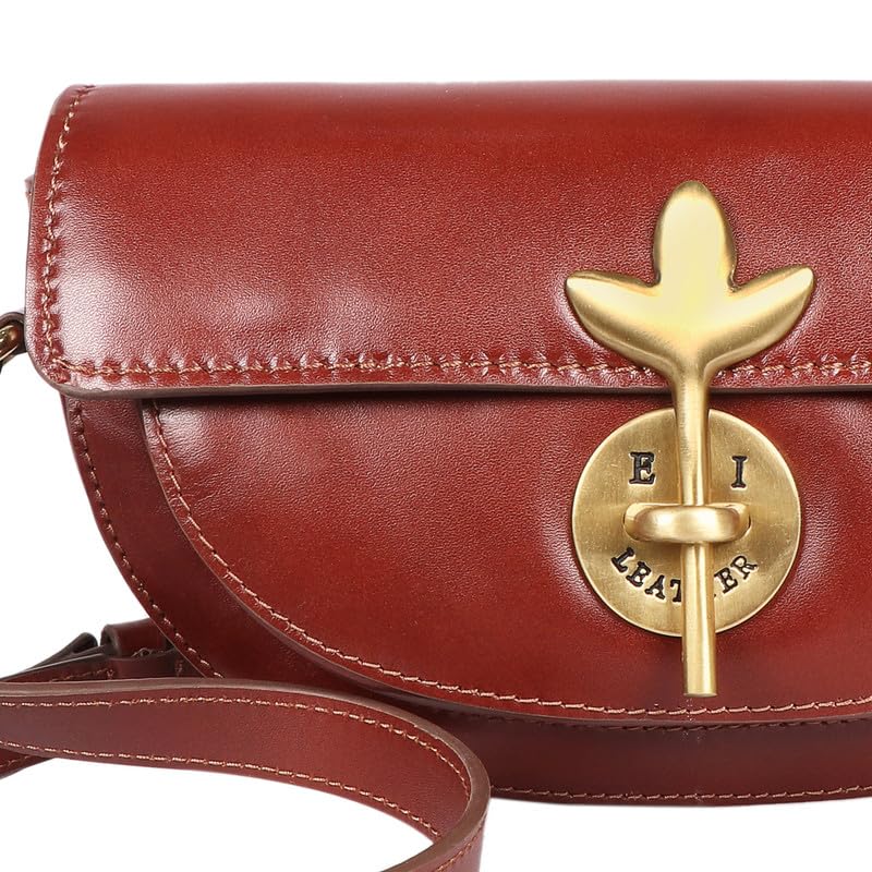 Hidesign Preserve 03 Handcrafted Genuine Leather Small Casual Tan Women's Office Handbag, Shoulder Bag - Image 5