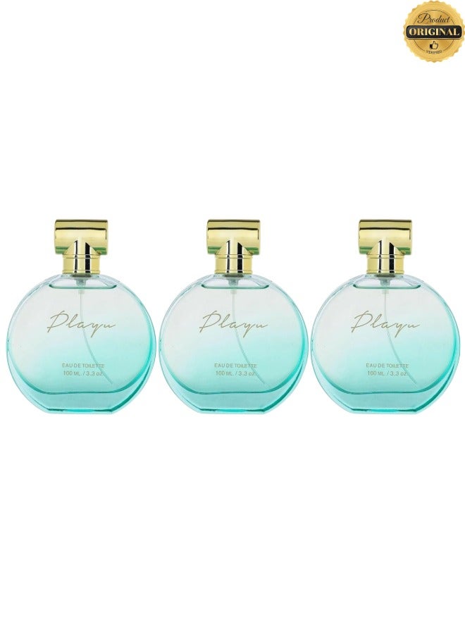 بلايا 3 قطع عطر بلايا 100 مل - Image 1