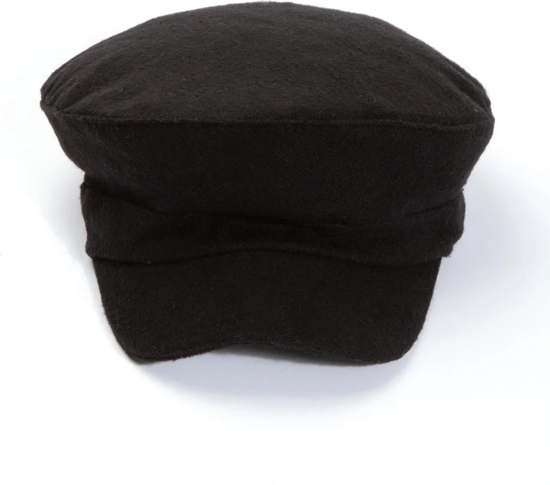 باهلس Sailor Type Black Stamped Cap Hat