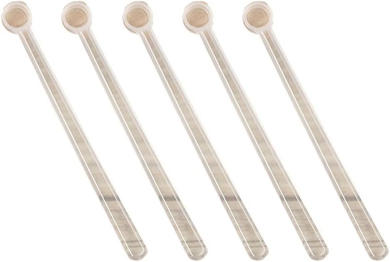 lasenersm 30 Pieces 250 Milligram Mini Measuring Spoons Micro 1/20 Teaspoon Micro Scoops Mini Scoops Measuring Spoons Tiny Scoops for Measuring Cosmetics Powders Seasoning, Translucent - Image 1