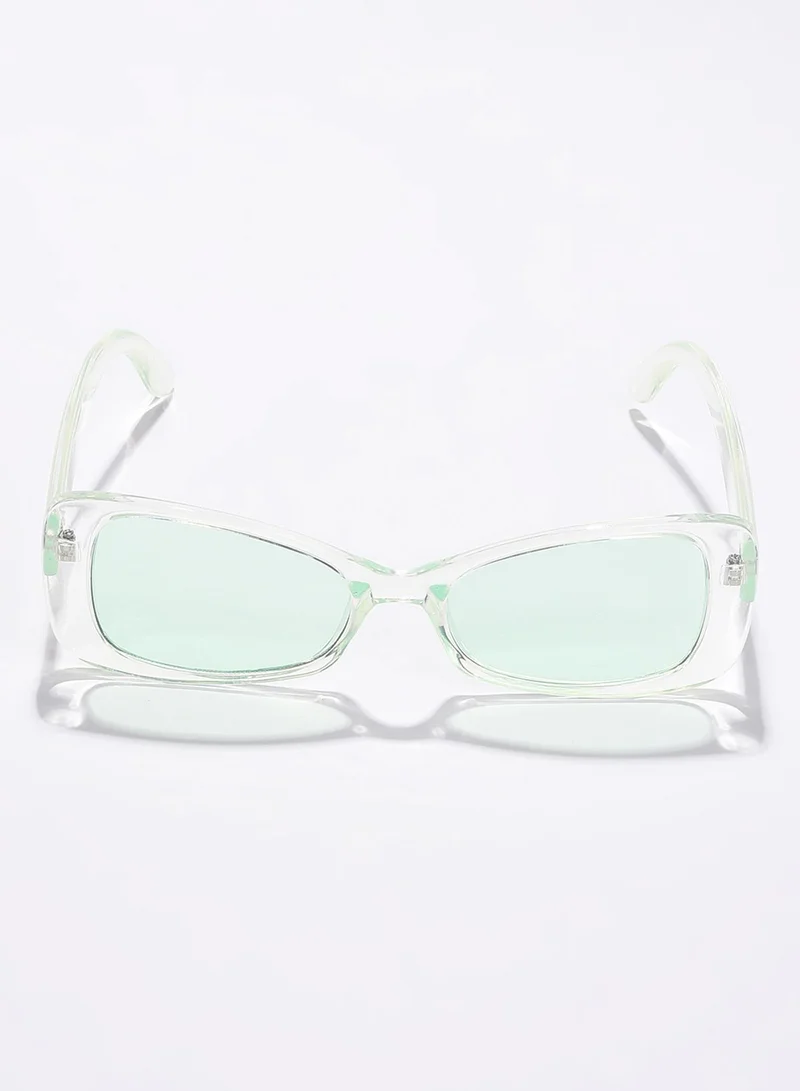 Haute Sauce  Black Lens Green Cateye Sunglasses for Women | Best Price UAE