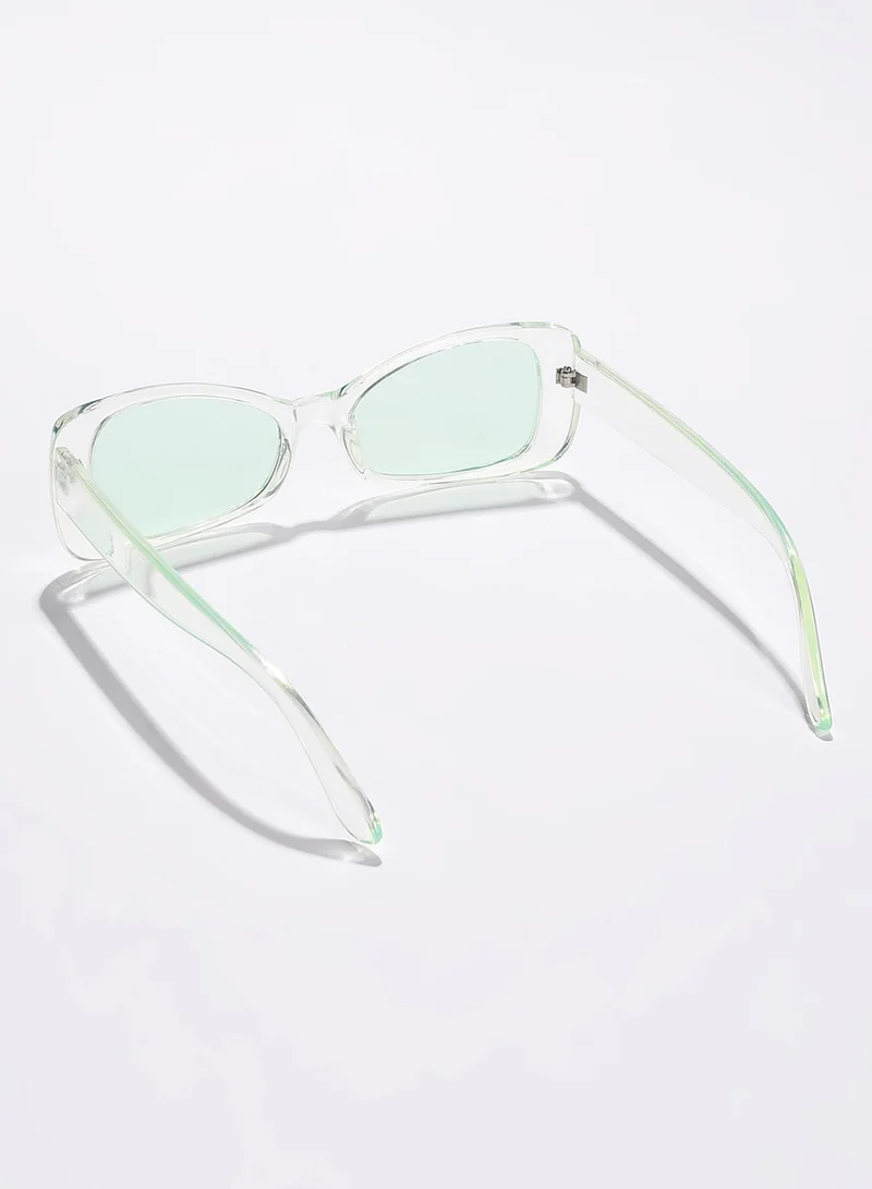 Haute Sauce  Black Lens Green Cateye Sunglasses for Women | Best Price UAE