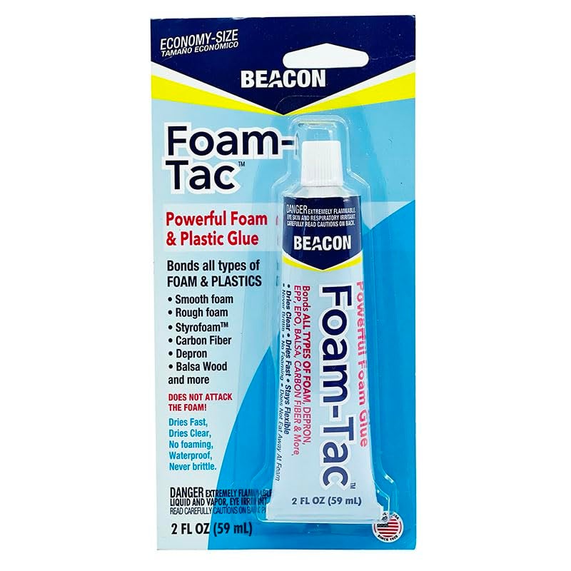Beacon Foam Tac Adhesive Foam Glue 2 Ounce Carded - Image 1