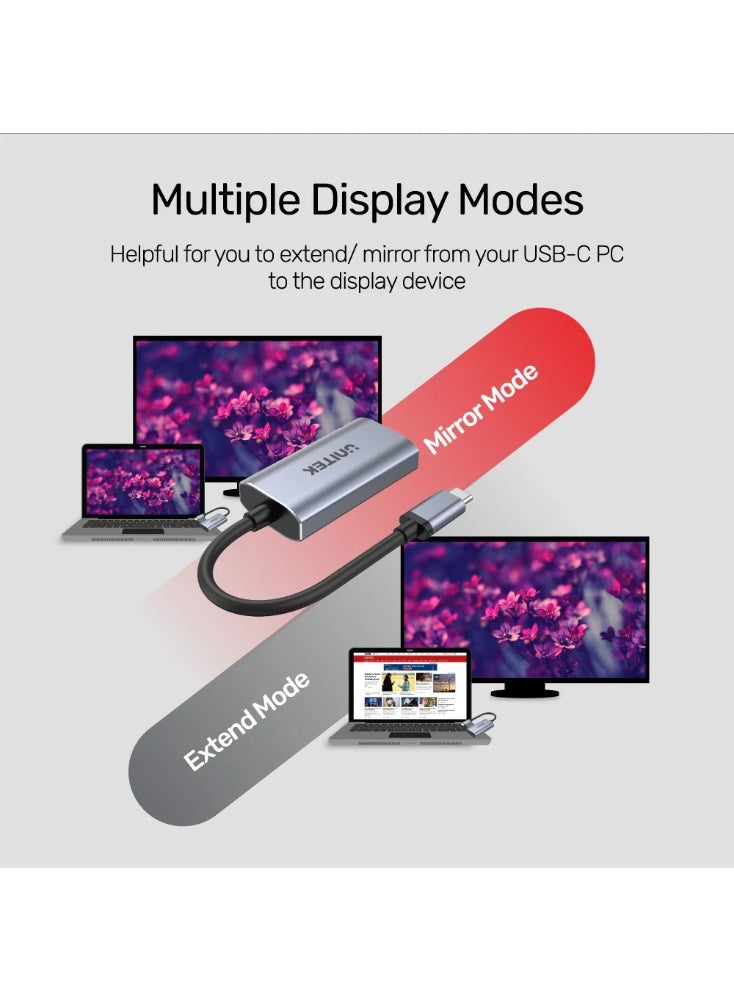 UNITEK USB C to HDMI Adapter, Type-C Male to HDMI 2.1 Female Cable, Thunderbolt 4/3 HDR HDCP 2.3, for MacBook Pro/Air,iPad Pro,XPS,S22,15 Series Galaxy S23 - Image 4