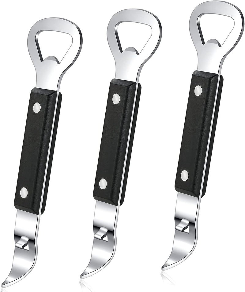 Styxon Can Punch Bottle Opener, Manual Stainless Steel Can Opener 3 Pack - Image 1