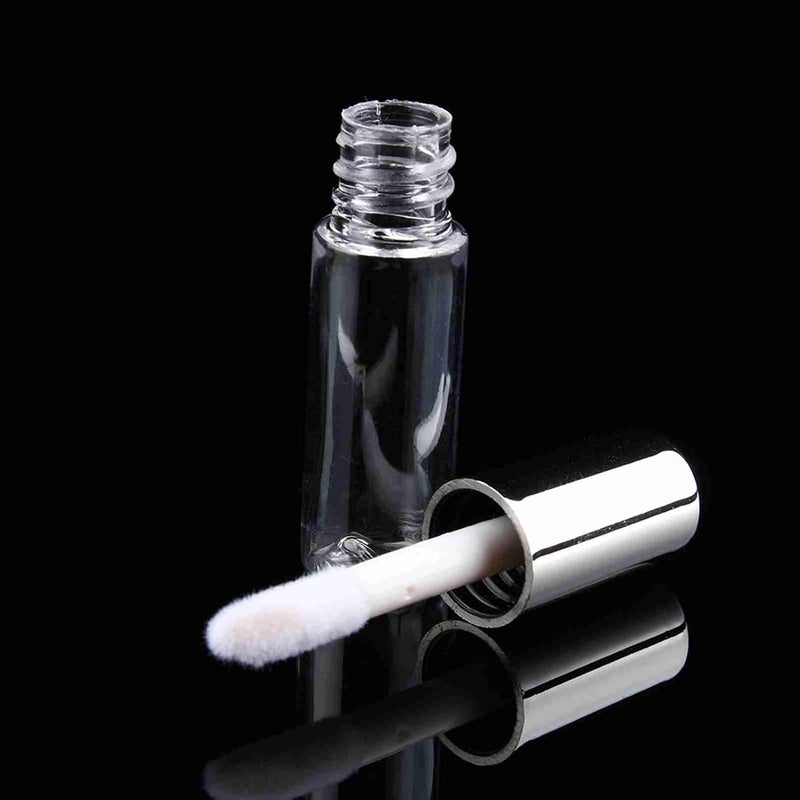 45 Pcs Empty Lip Gloss Tubes, 1.2ml Clear Refillable Lip Balm Bottles Leak Proof for Travel, PET Plastic Cosmetic Containers - Image 5