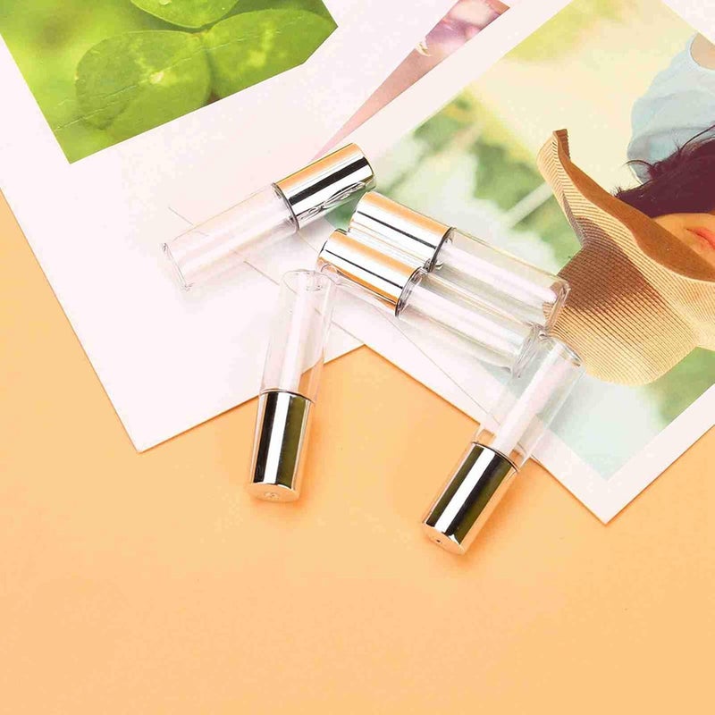 45 Pcs Empty Lip Gloss Tubes, 1.2ml Clear Refillable Lip Balm Bottles Leak Proof for Travel, PET Plastic Cosmetic Containers - Image 4