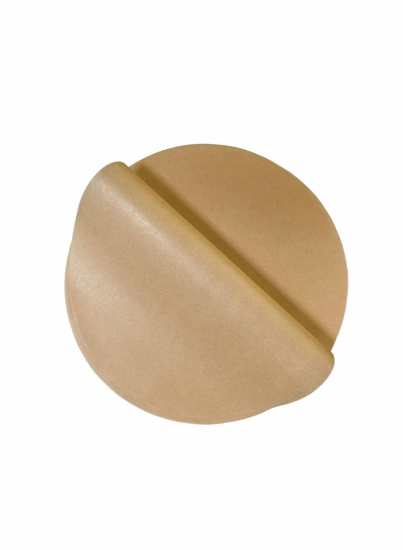 Captaintech Parchment Paper Rounds for Air Fryer  200pcs 8 Inch Unbleached Baking Paper for Oven Nonstick Uses for Baking Cookies, Bread, Meat, Pizza, Toaster Oven - Image 1