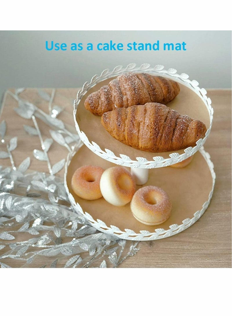 Captaintech Parchment Paper Rounds for Air Fryer  200pcs 8 Inch Unbleached Baking Paper for Oven Nonstick Uses for Baking Cookies, Bread, Meat, Pizza, Toaster Oven - Image 2