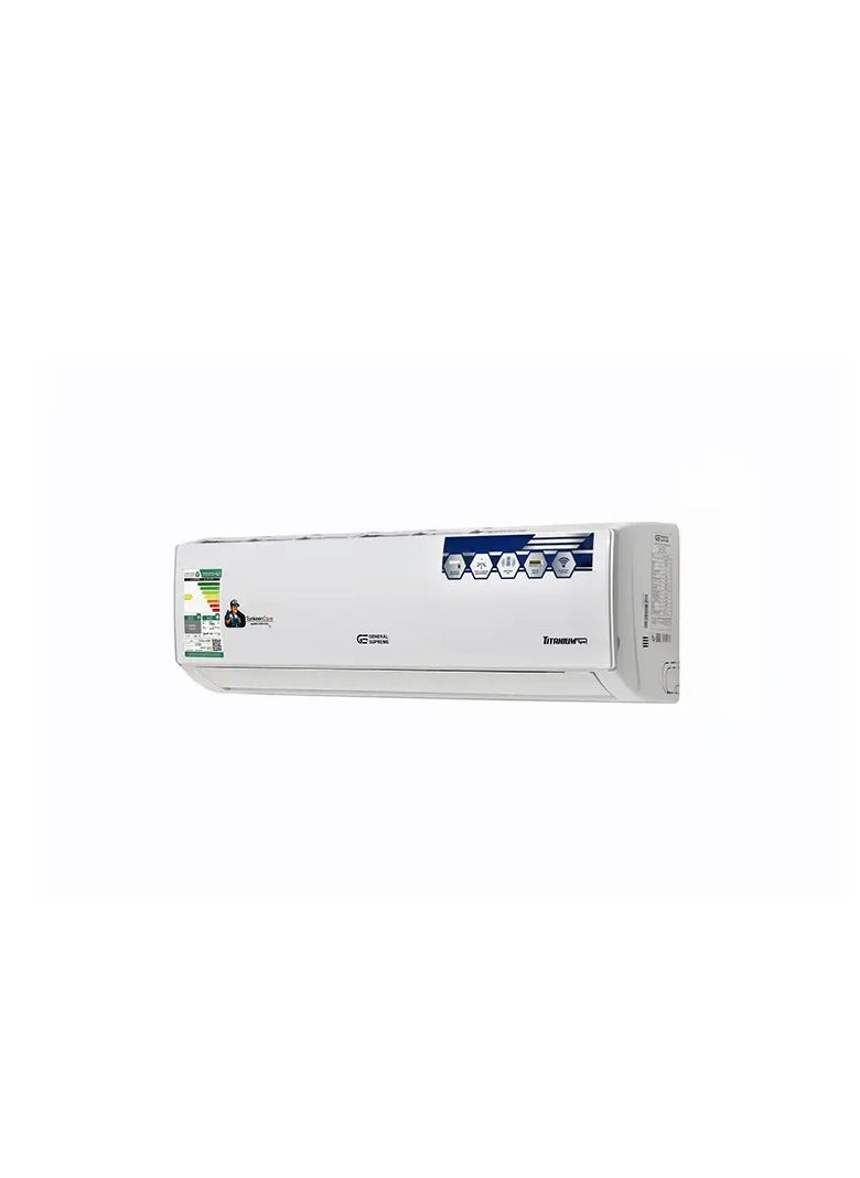 GENERAL SUPREME - Split Prime Air Conditioner, 18,000 Watts, Wi-Fi, Golden Fin, Cooling Only, GSTN180CR, White - Image 1