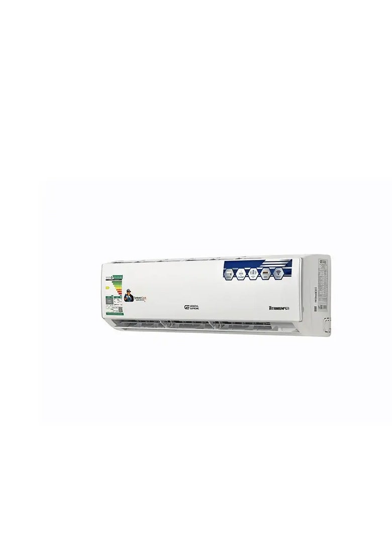 GENERAL SUPREME - Split Prime Air Conditioner, 18,000 Watts, Wi-Fi, Golden Fin, Cooling Only, GSTN180CR, White - Image 1