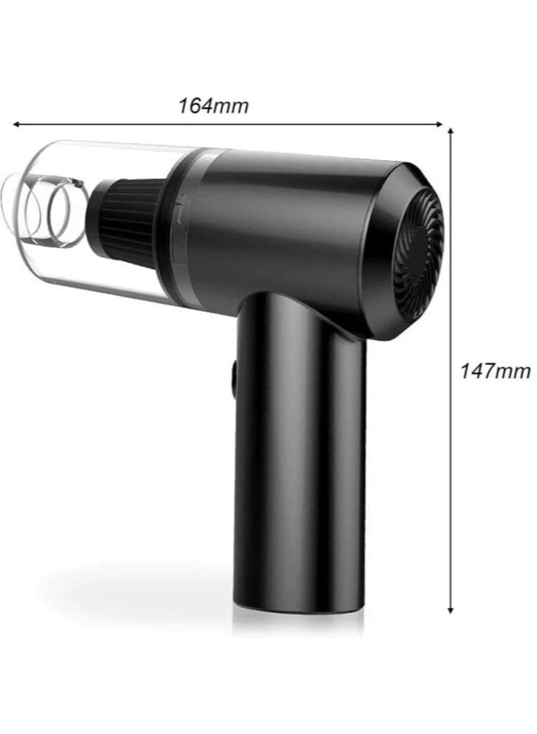 USB Vacuum cleaner Portable Mini Car Vacuum Cleaner Wireless Wet Dry Dual Use Handheld Auto Vacuum Cleaner for Car Interior Home Cleaning - Image 5