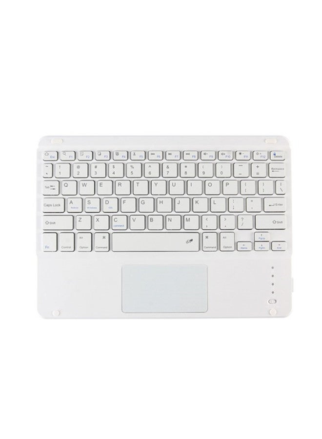 789 10 Tablet PC Touch Wireless Bluetooth Keyboard Three Systems Universal Wonderful Control Mobile Phone Keyboard Batch-Color:10inch White - Image 1