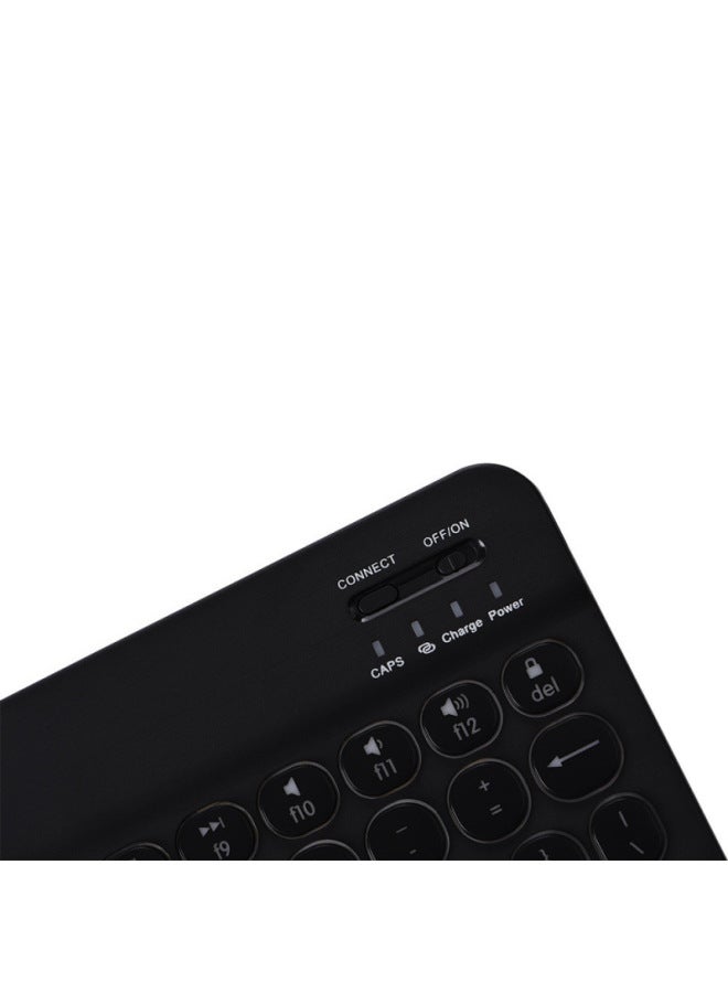 789 10 Tablet PC Touch Wireless Bluetooth Keyboard Three Systems Universal Wonderful Control Mobile Phone Keyboard Batch-Color:10inch White - Image 3